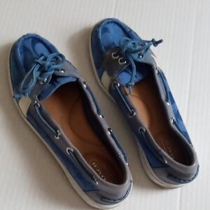 Blue Moccasins-Flats-Loafers from Coach